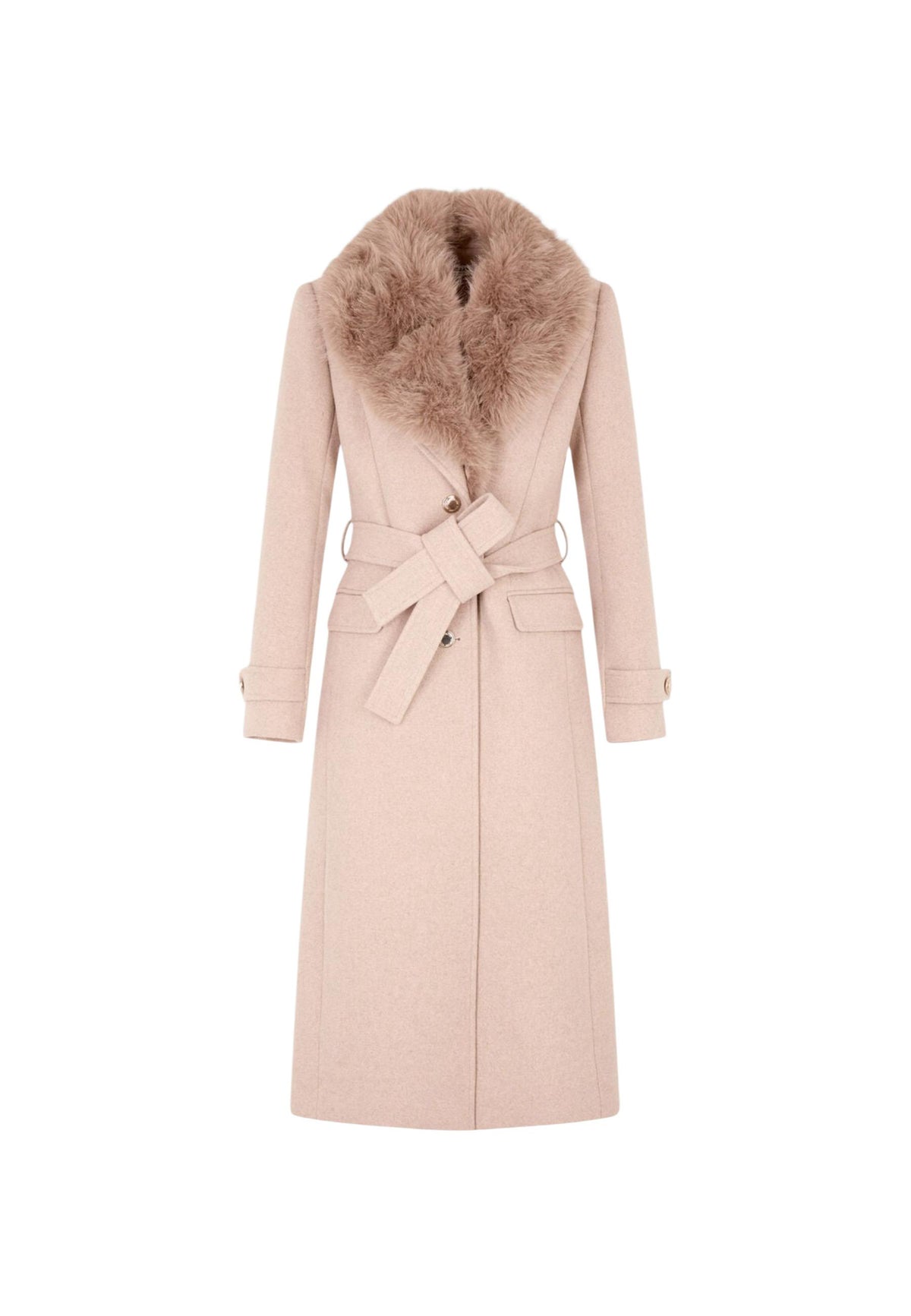 Manteau Morgan De Toi couleur beige — vue 2