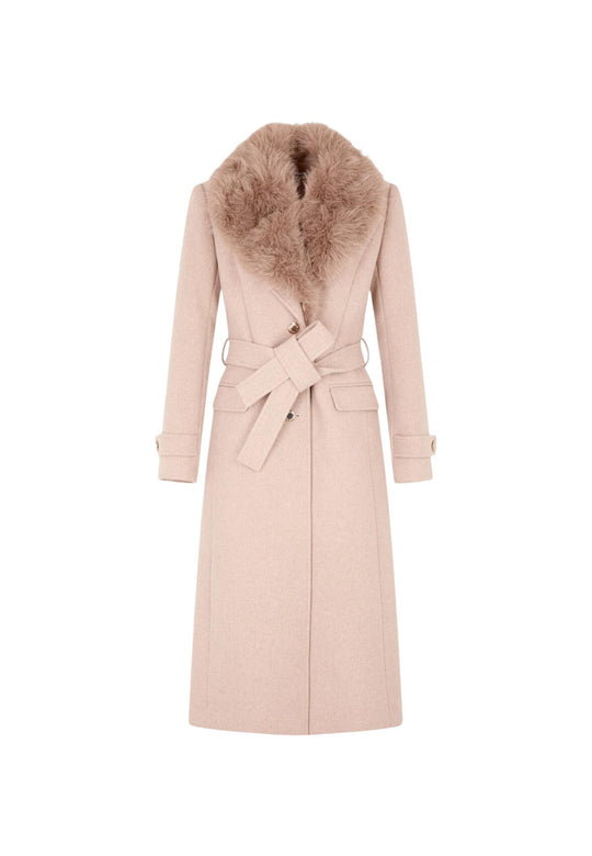 Manteau Morgan De Toi couleur beige — vue 2