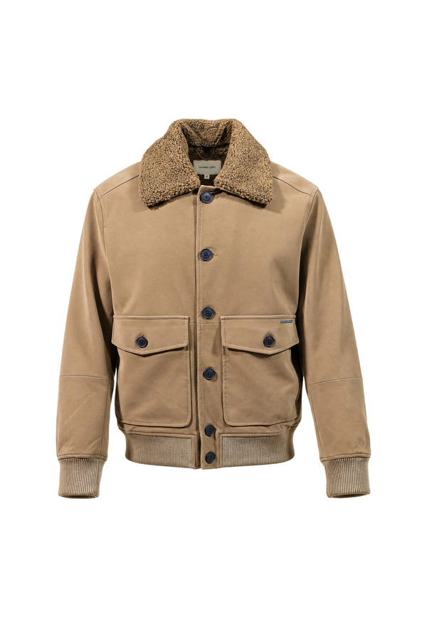 Veste Gianni Lupo couleur beige — vue 2