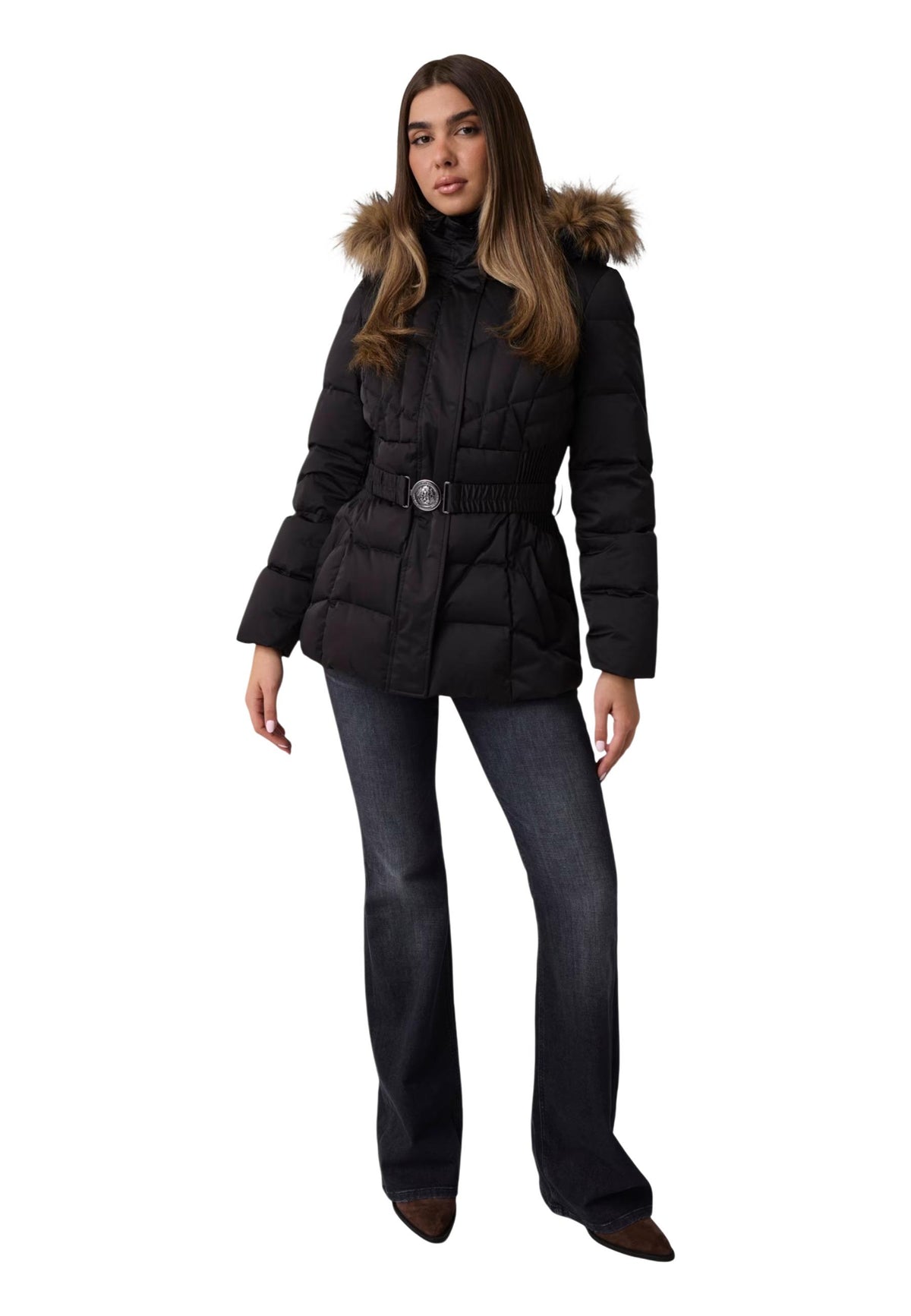 Veste Guess couleur noir — vue 2