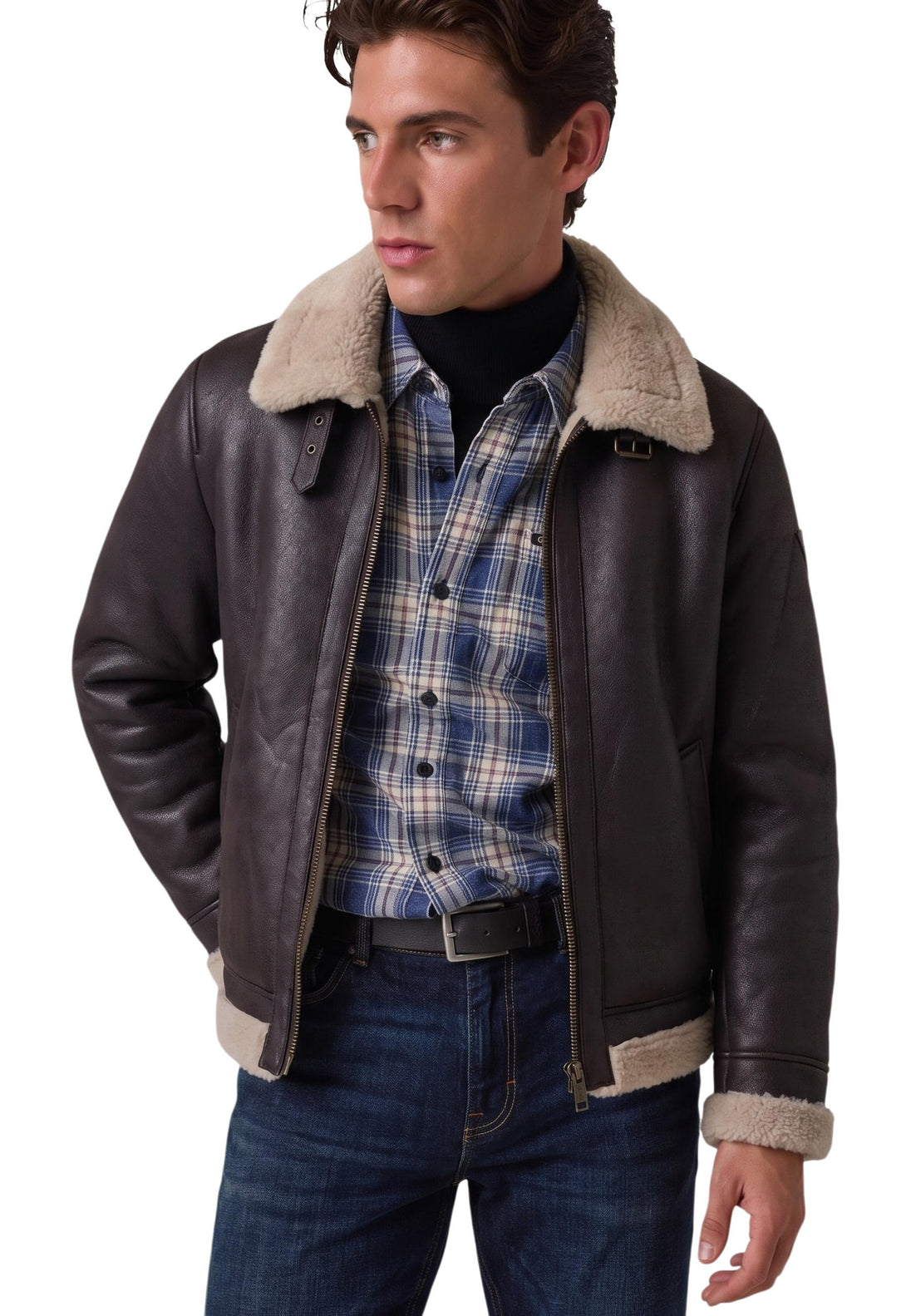 Veste Guess couleur marron — vue 3