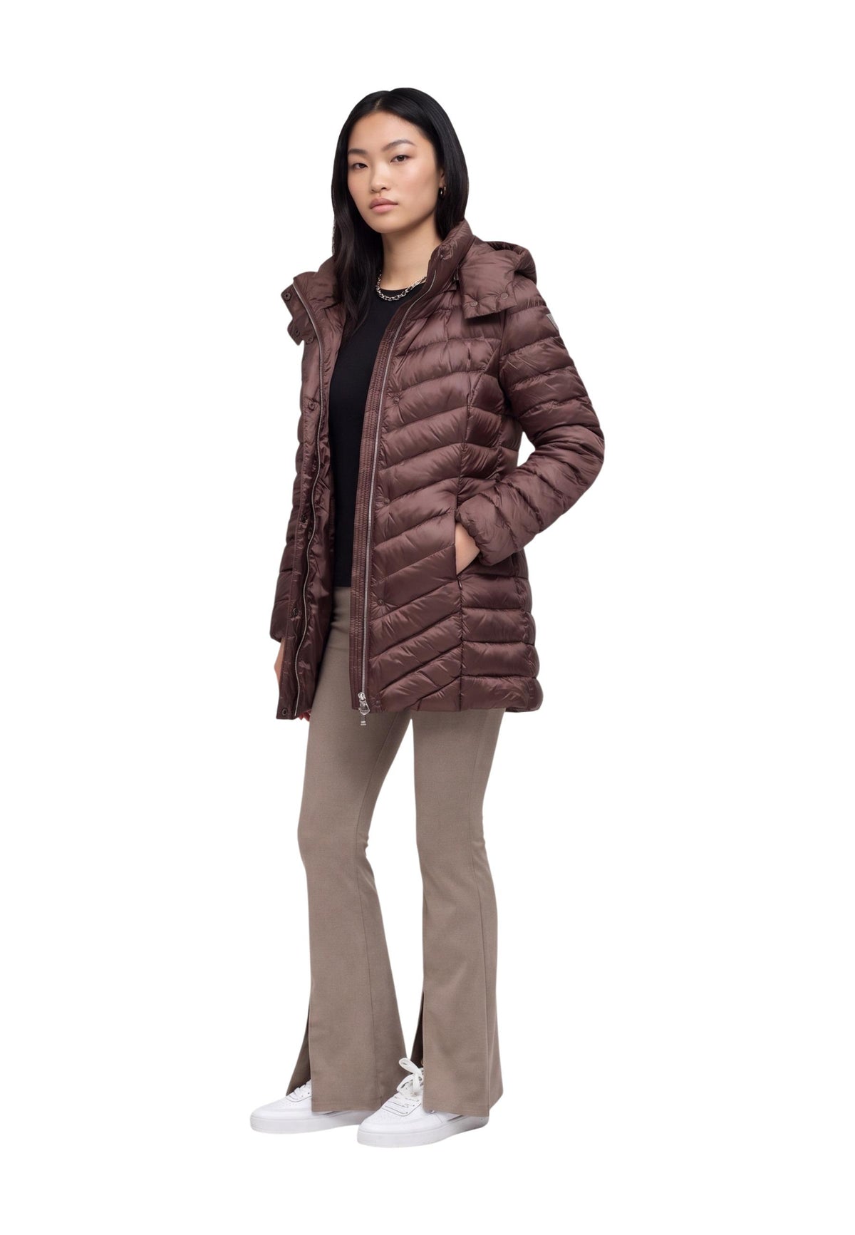 Veste Ea7 couleur marron — vue 2