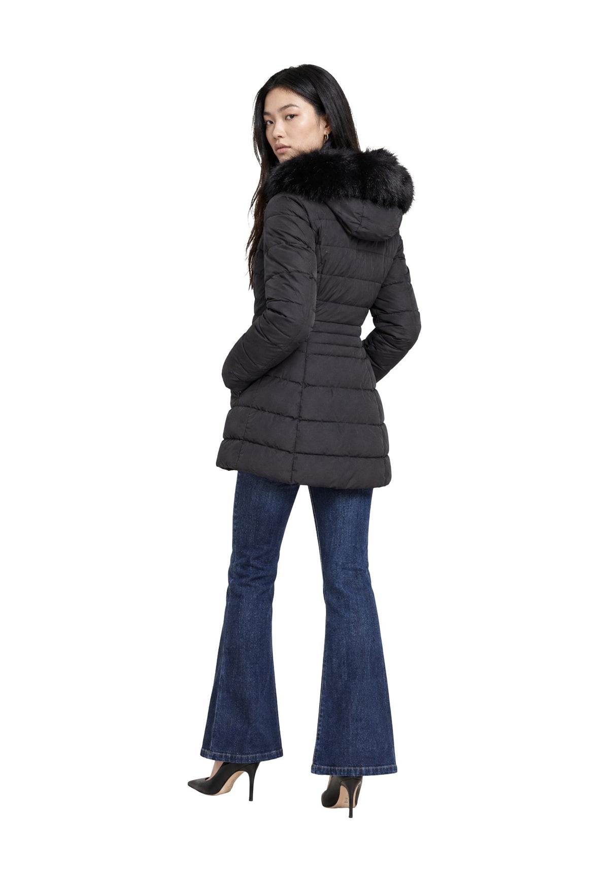 Veste Guess couleur noir — vue 2