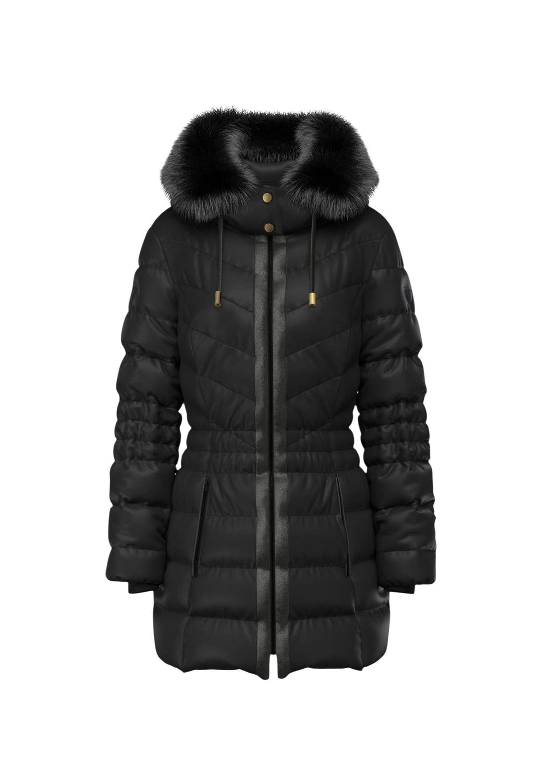 Veste Guess couleur noir — vue 4