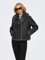 Veste Only couleur gris — vue 3