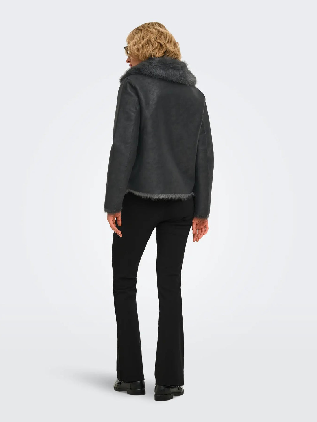 Veste Only couleur gris — vue 4
