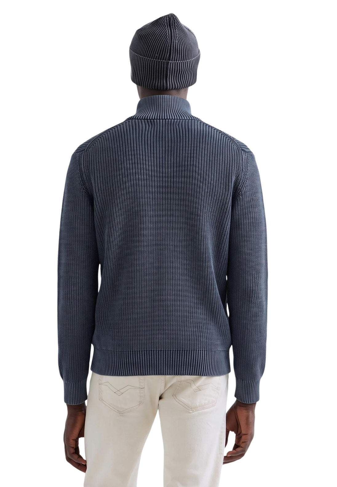 Pull Replay couleur bleu — vue 3