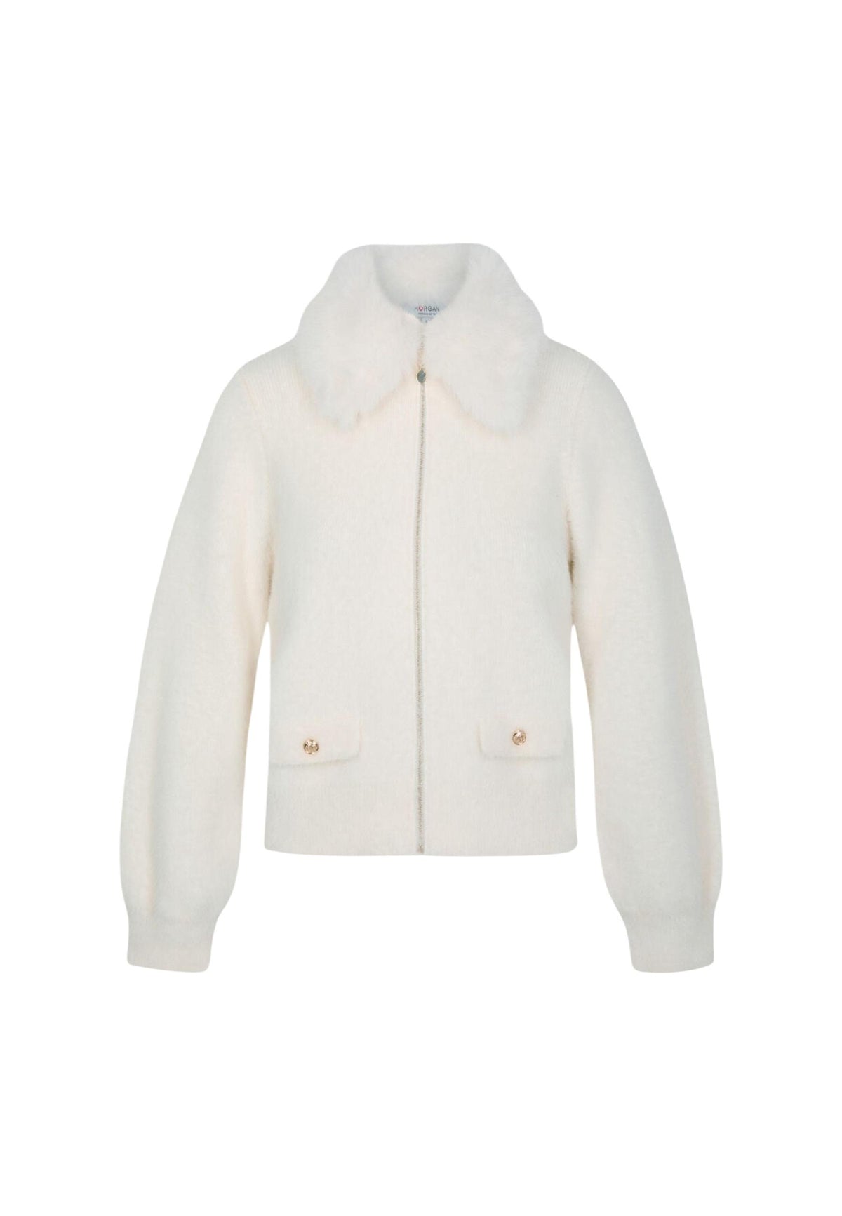 Gilet Morgan De Toi couleur blanc — vue 4