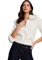 Gilet Morgan De Toi couleur blanc — vue 5