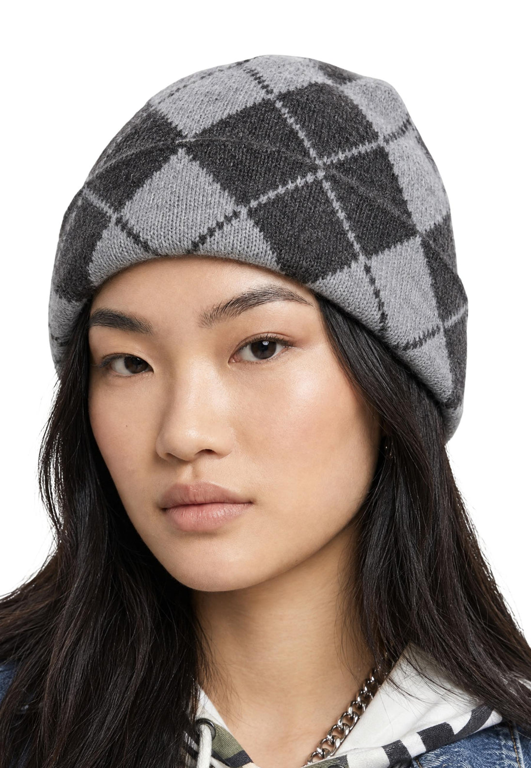 Chapeau Pieces couleur gris — vue 4