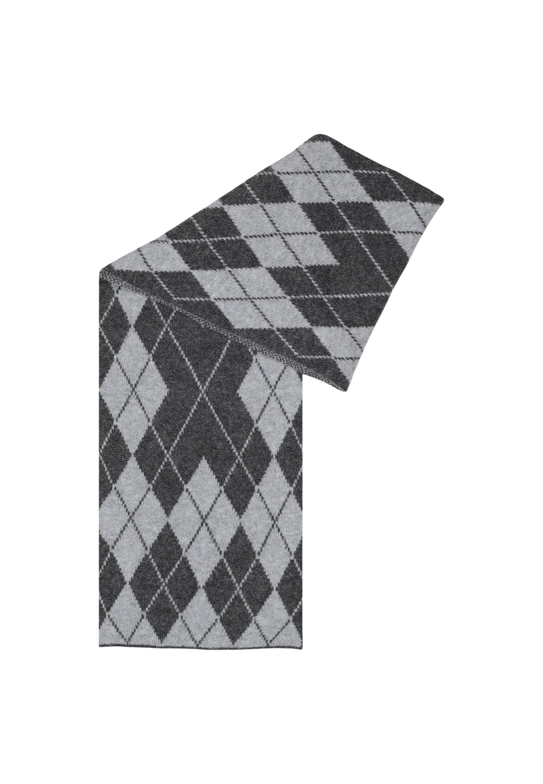 Écharpe Pieces couleur gris — vue 3