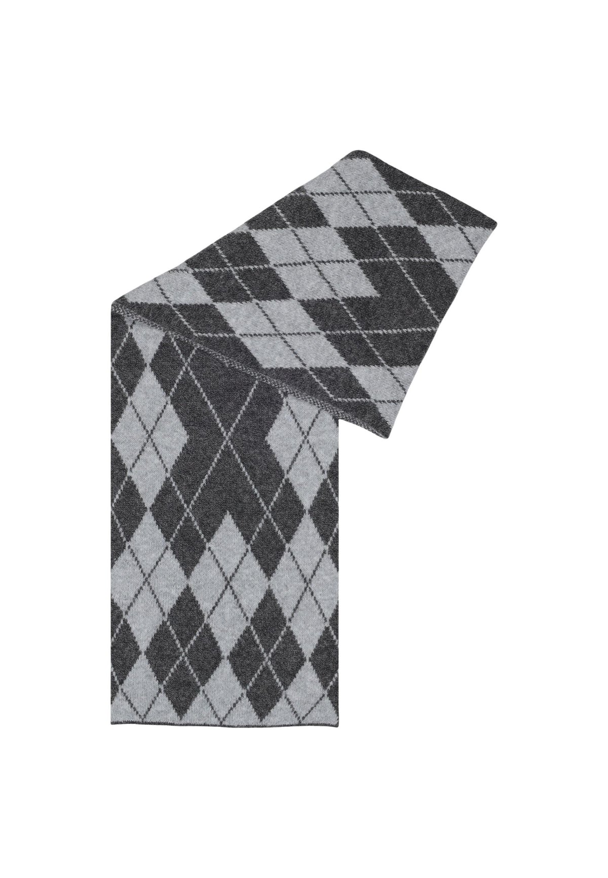 Écharpe Pieces couleur gris — vue 3