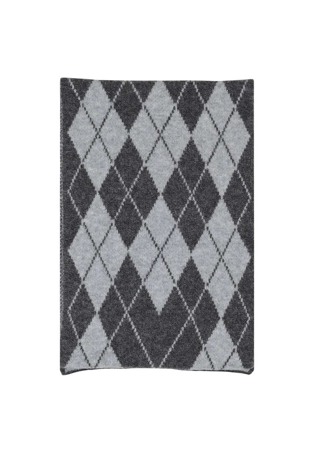 Écharpe Pieces couleur gris — vue 4