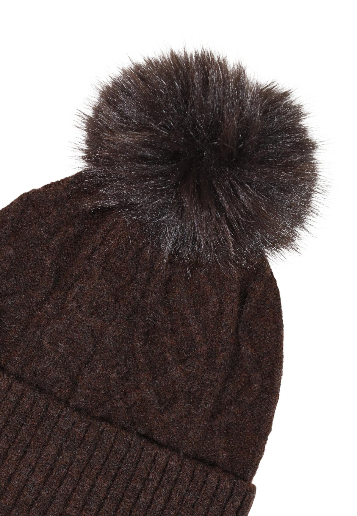 Chapeau Pieces couleur marron — vue 3