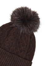 Chapeau Pieces couleur marron — vue 3
