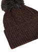 Chapeau Pieces couleur marron — vue 4