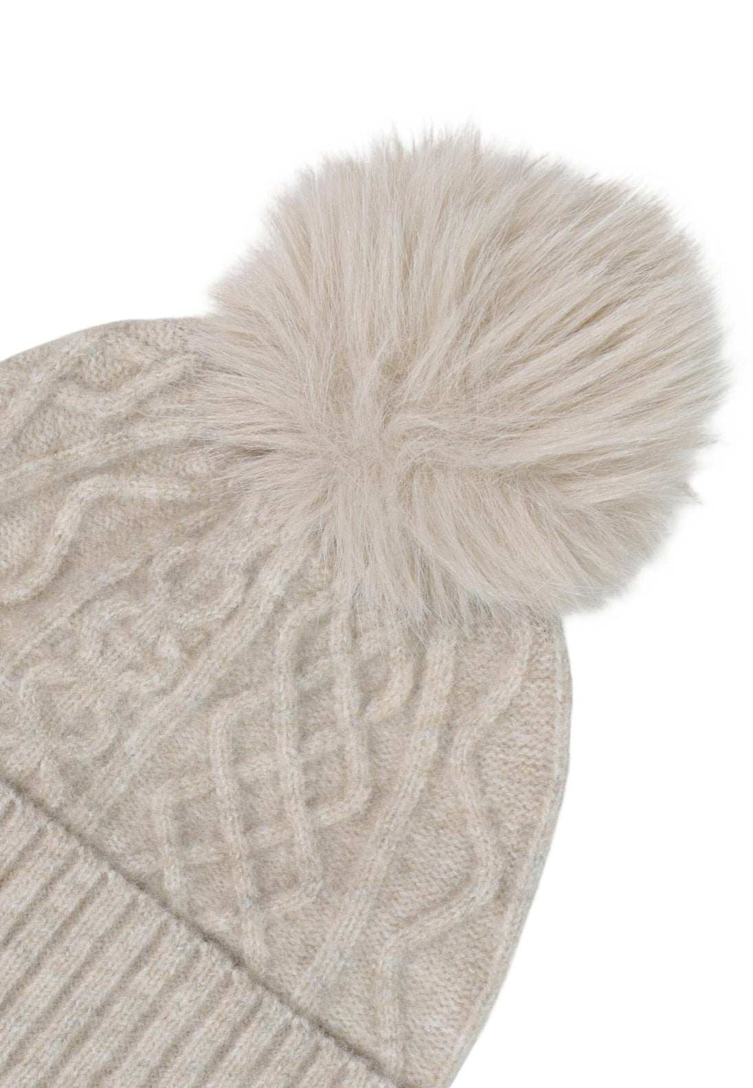 Chapeau Pieces couleur beige — vue 3