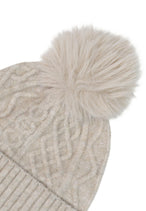 Chapeau Pieces couleur beige — vue 3