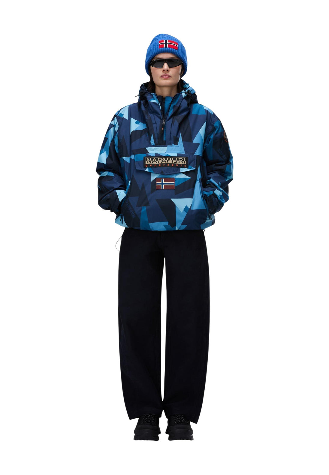 Veste Napapijri couleur bleu — vue 3
