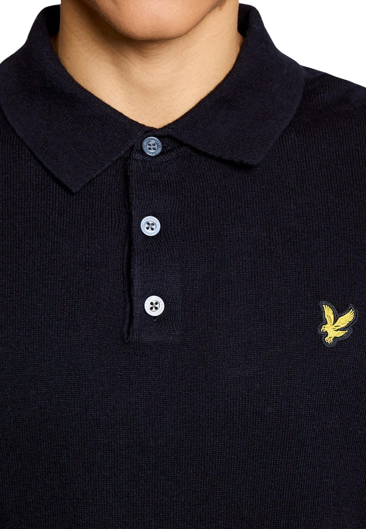 Pull Lyle & Scott couleur bleu — vue 5