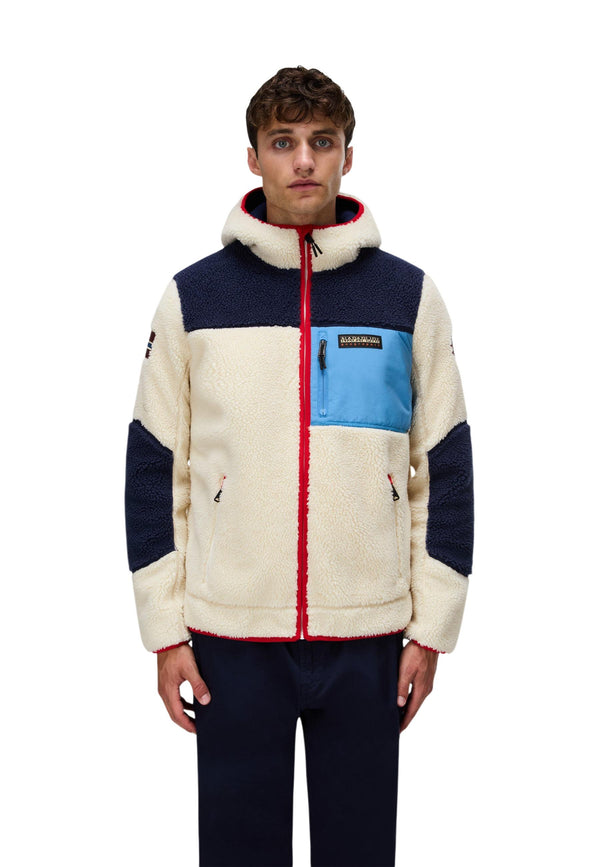 Sweat Napapijri couleur blanc — vue 2