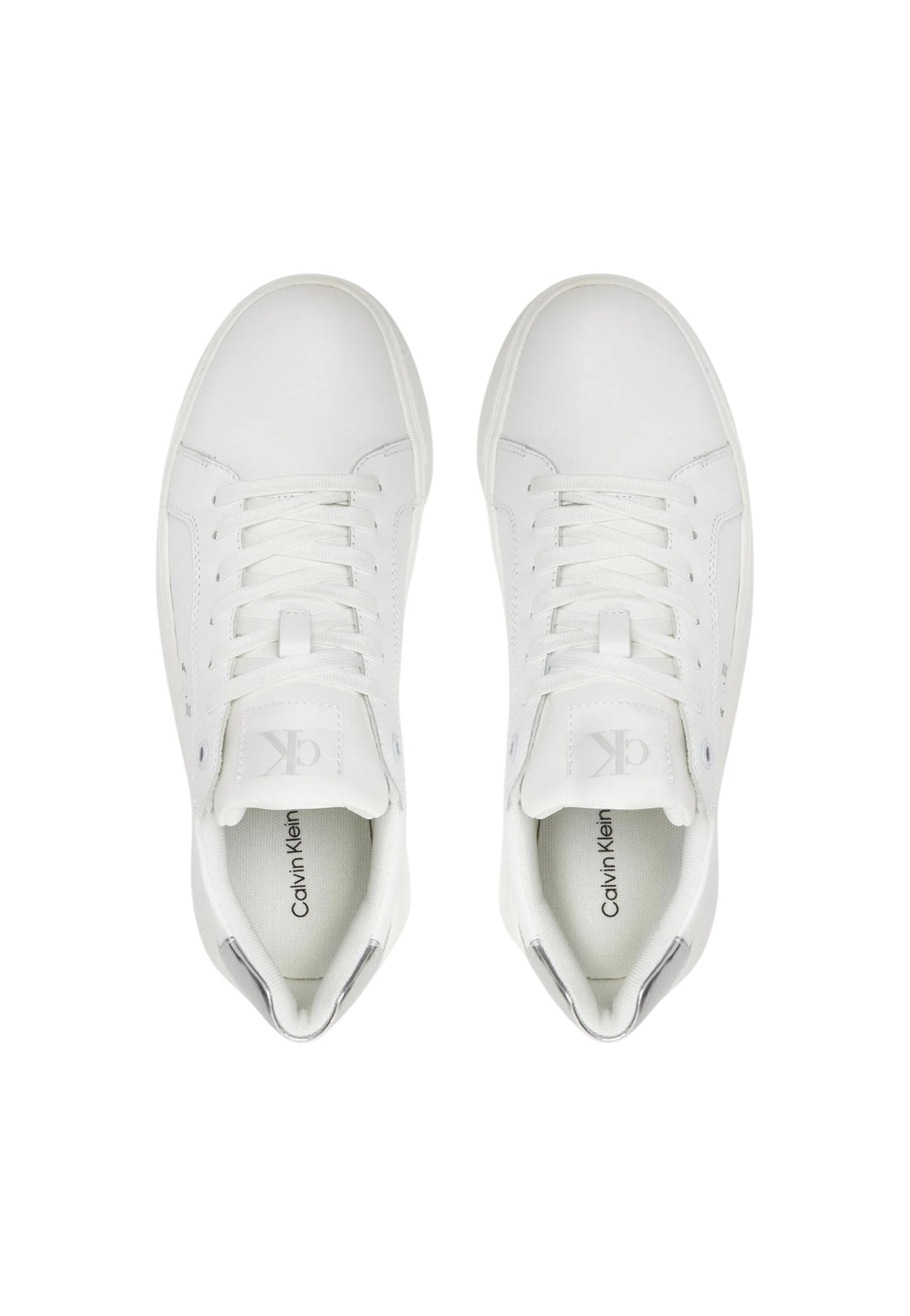 Baskets Calvin Klein Jeans couleur blanc — vue 5