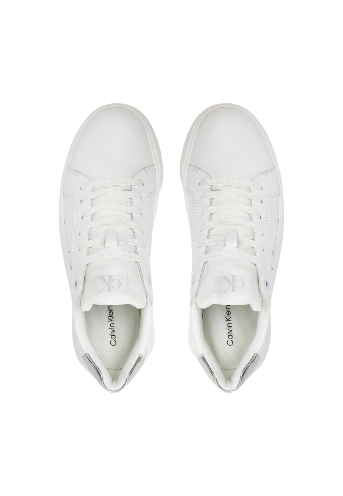 Baskets Calvin Klein Jeans couleur blanc — vue 5