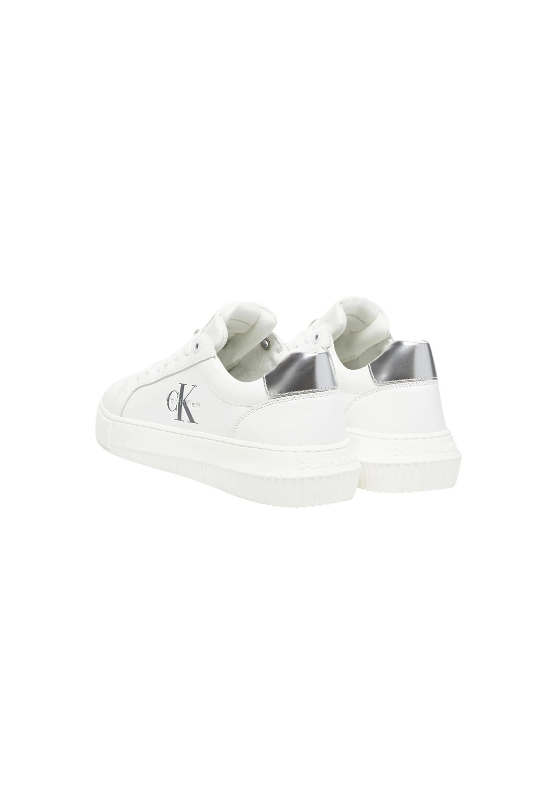 Baskets Calvin Klein Jeans couleur blanc — vue 3