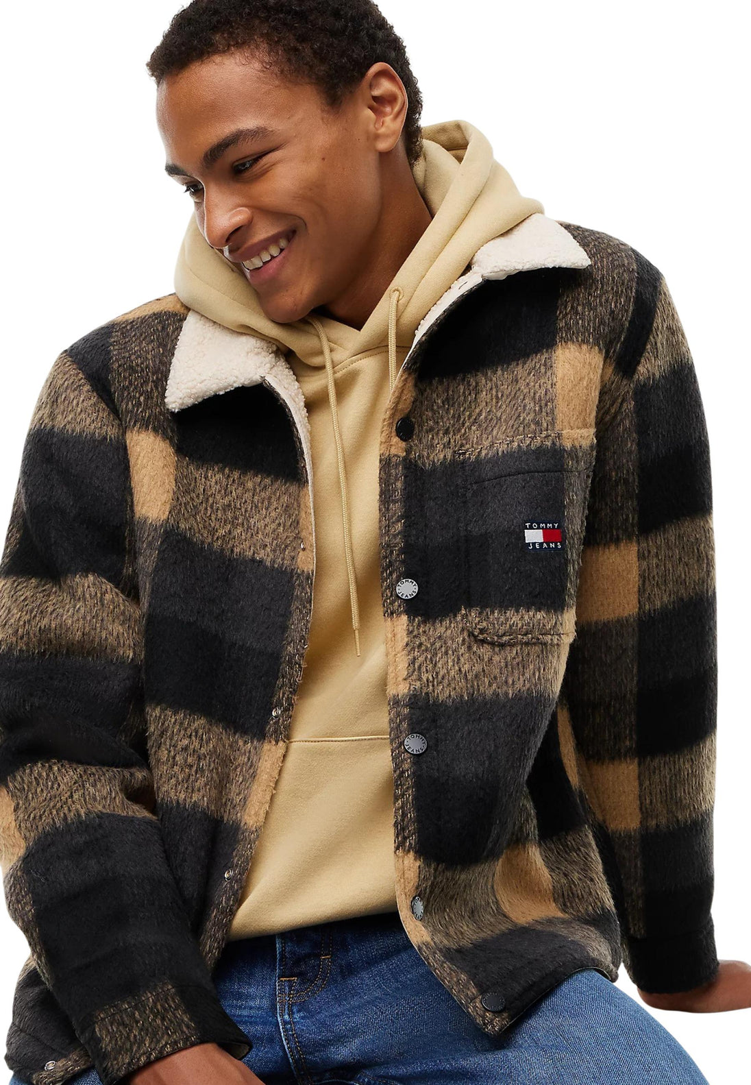 Veste Tommy Hilfiger Jeans couleur noir — vue 3