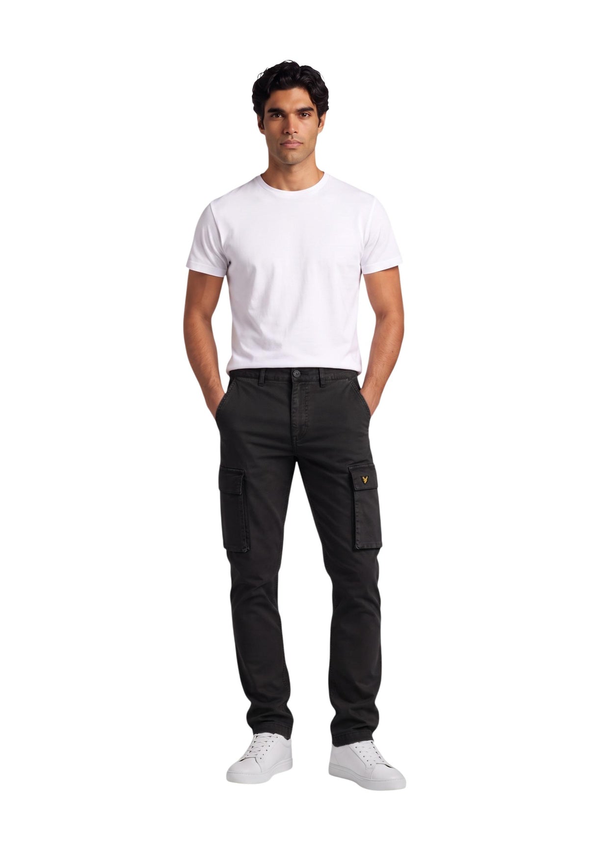 Pantalon Lyle & Scott couleur noir — vue 3