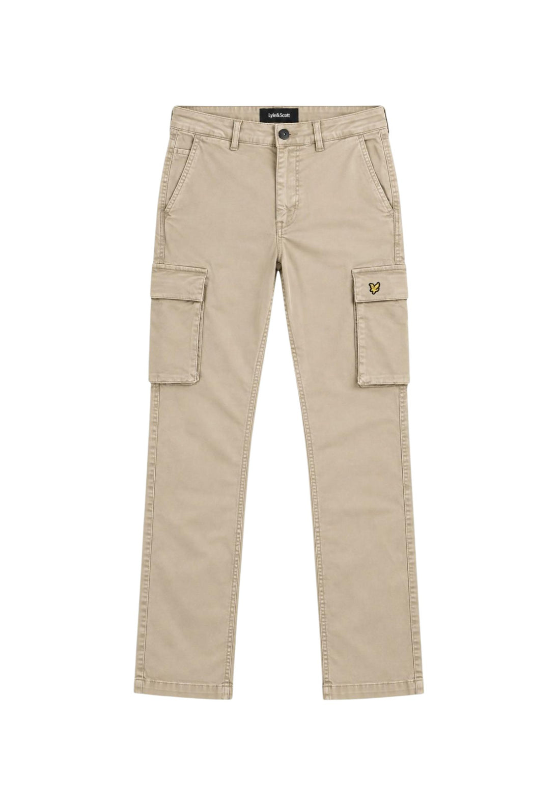 Pantalon Lyle & Scott couleur beige — vue 2