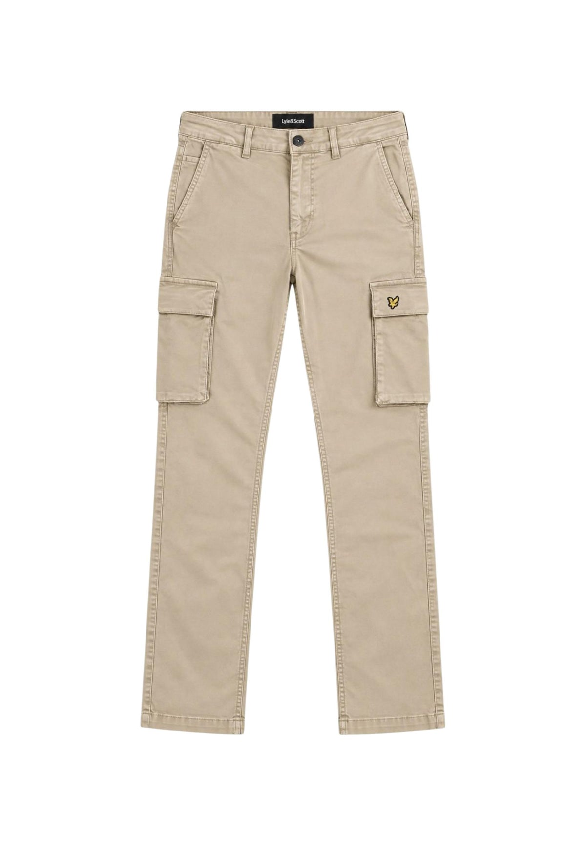 Pantalon Lyle & Scott couleur beige — vue 2