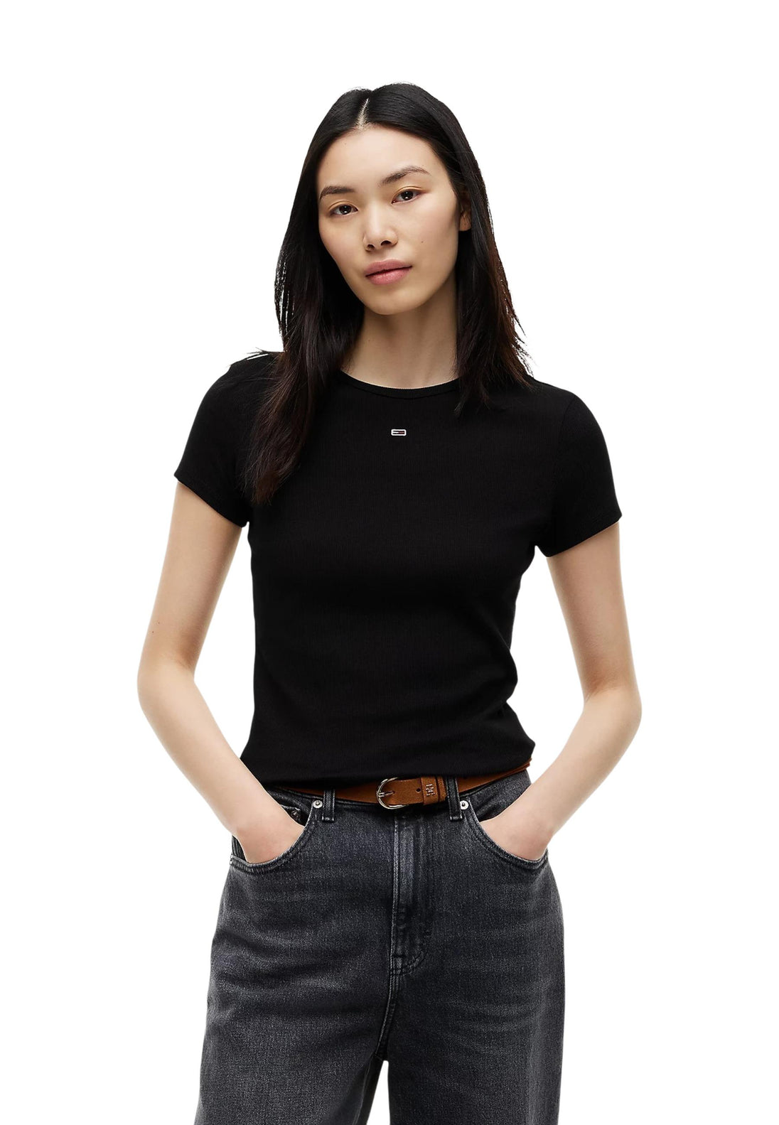 T-shirt Tommy Hilfiger Jeans couleur noir