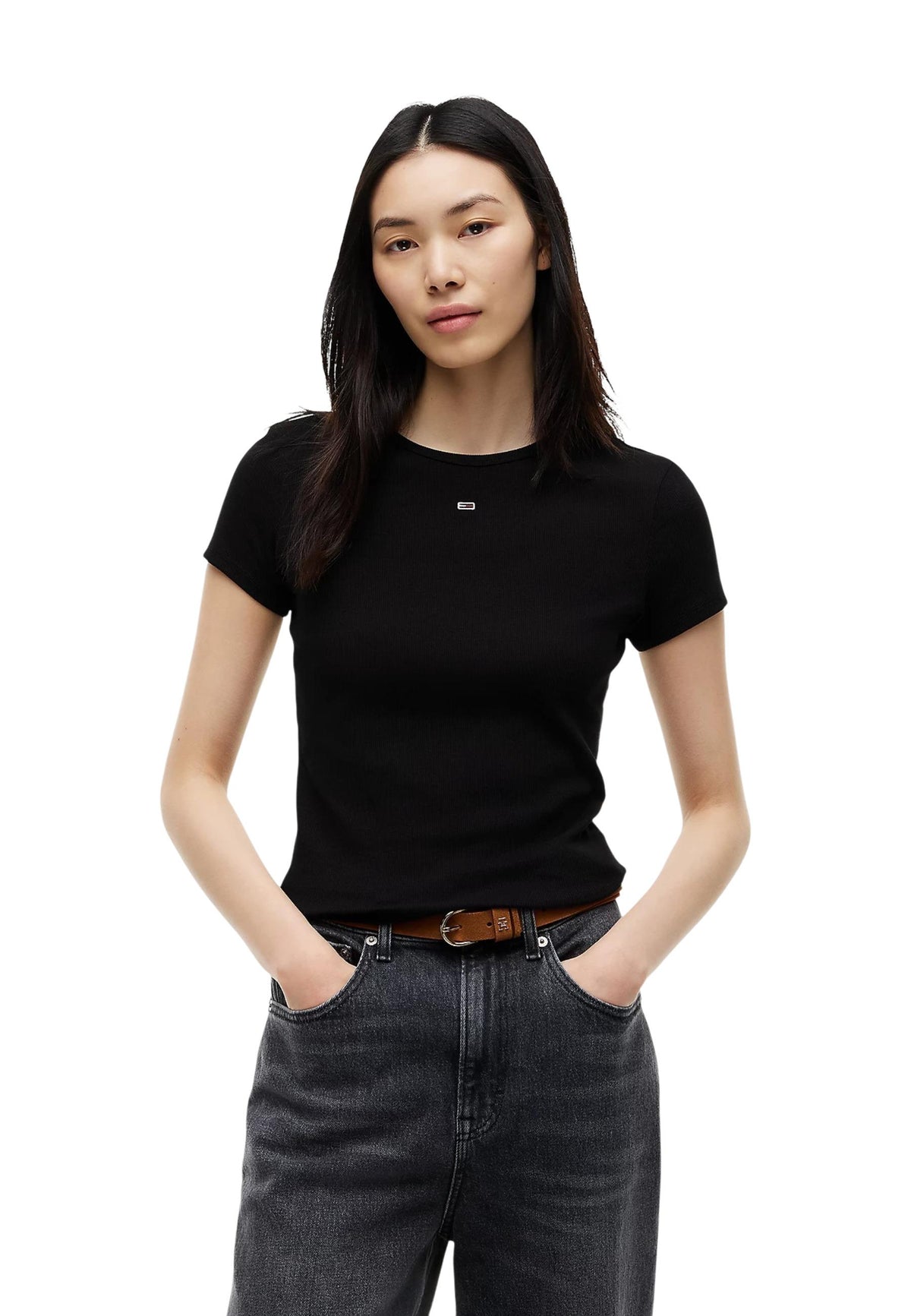 T-shirt Tommy Hilfiger Jeans couleur noir