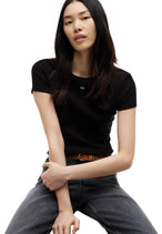 T-shirt Tommy Hilfiger Jeans couleur noir — vue 3
