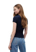 T-shirt Tommy Hilfiger Jeans couleur bleu — vue 4