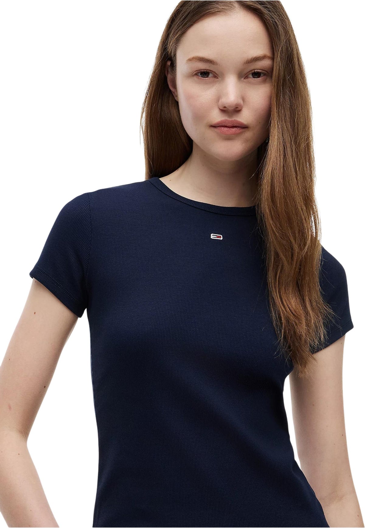 T-shirt Tommy Hilfiger Jeans couleur bleu — vue 3