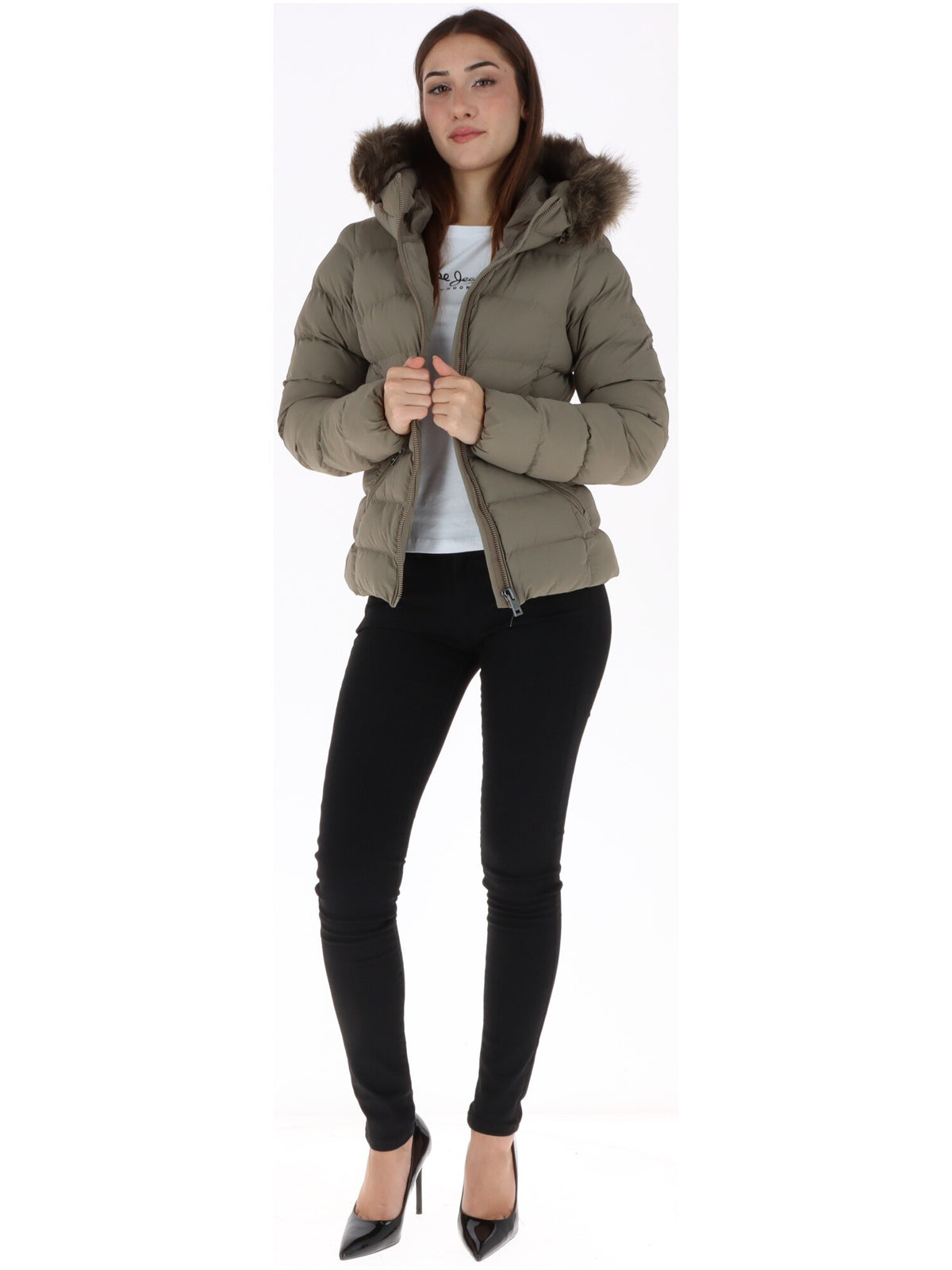 Veste Superdry couleur gris — vue 6