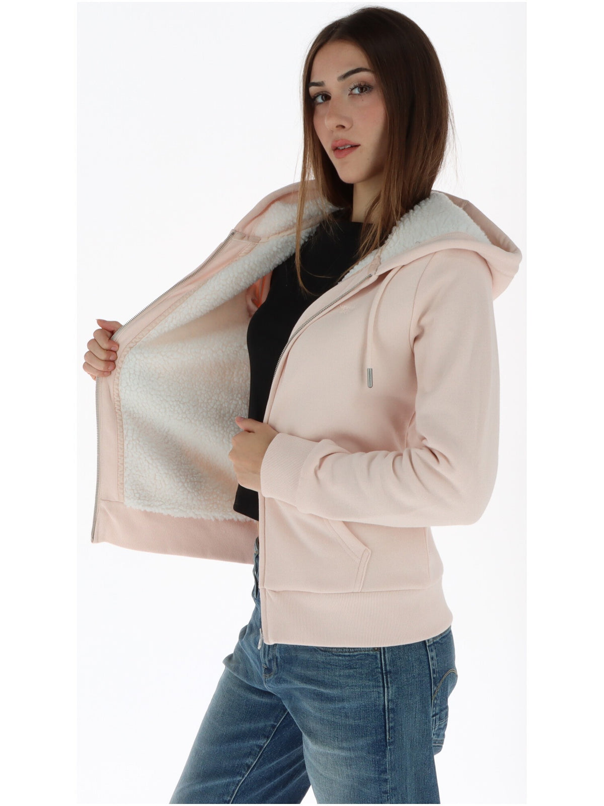 Sweat Superdry couleur rose — vue 2