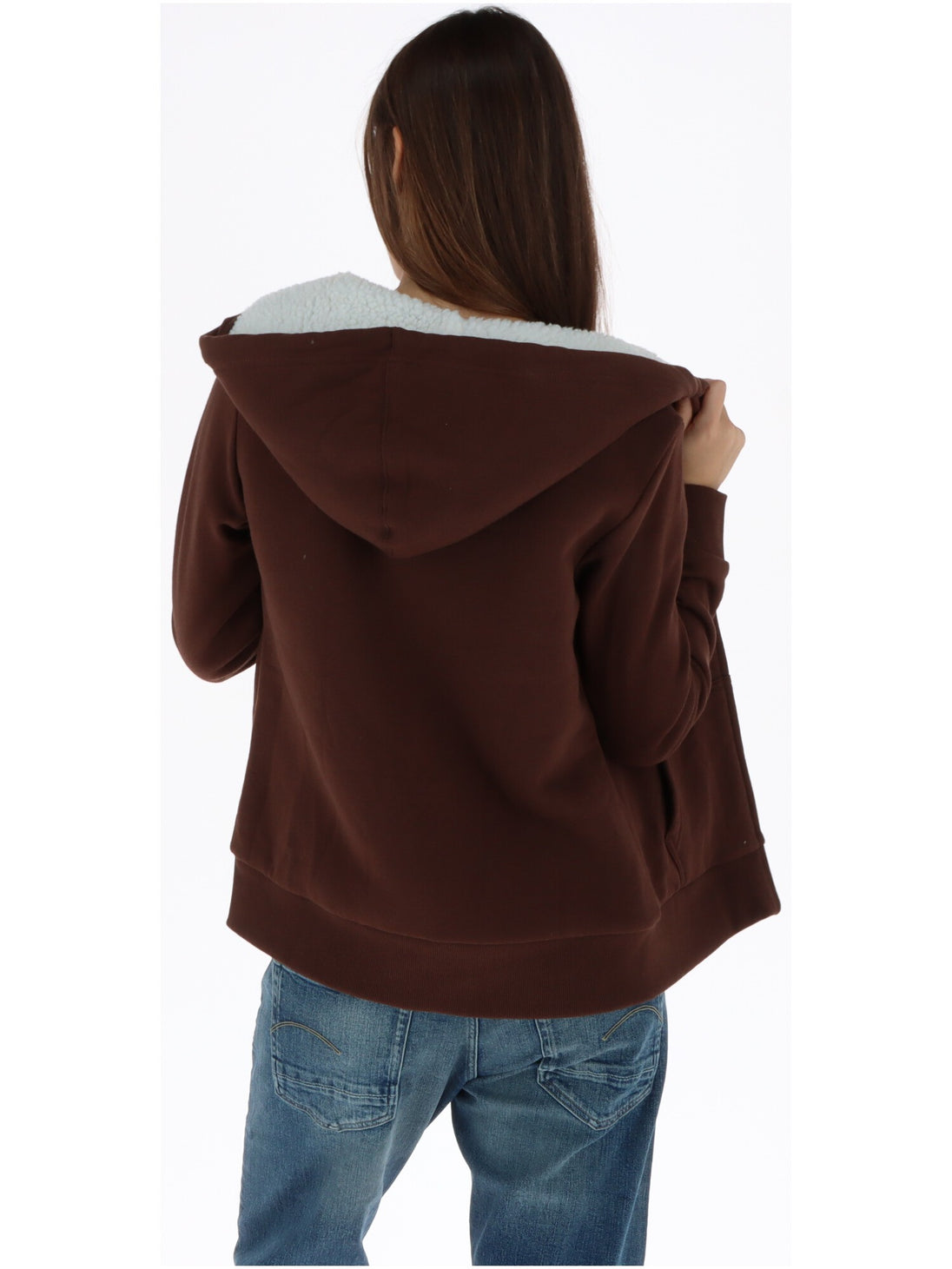Sweat Superdry couleur marron — vue 3