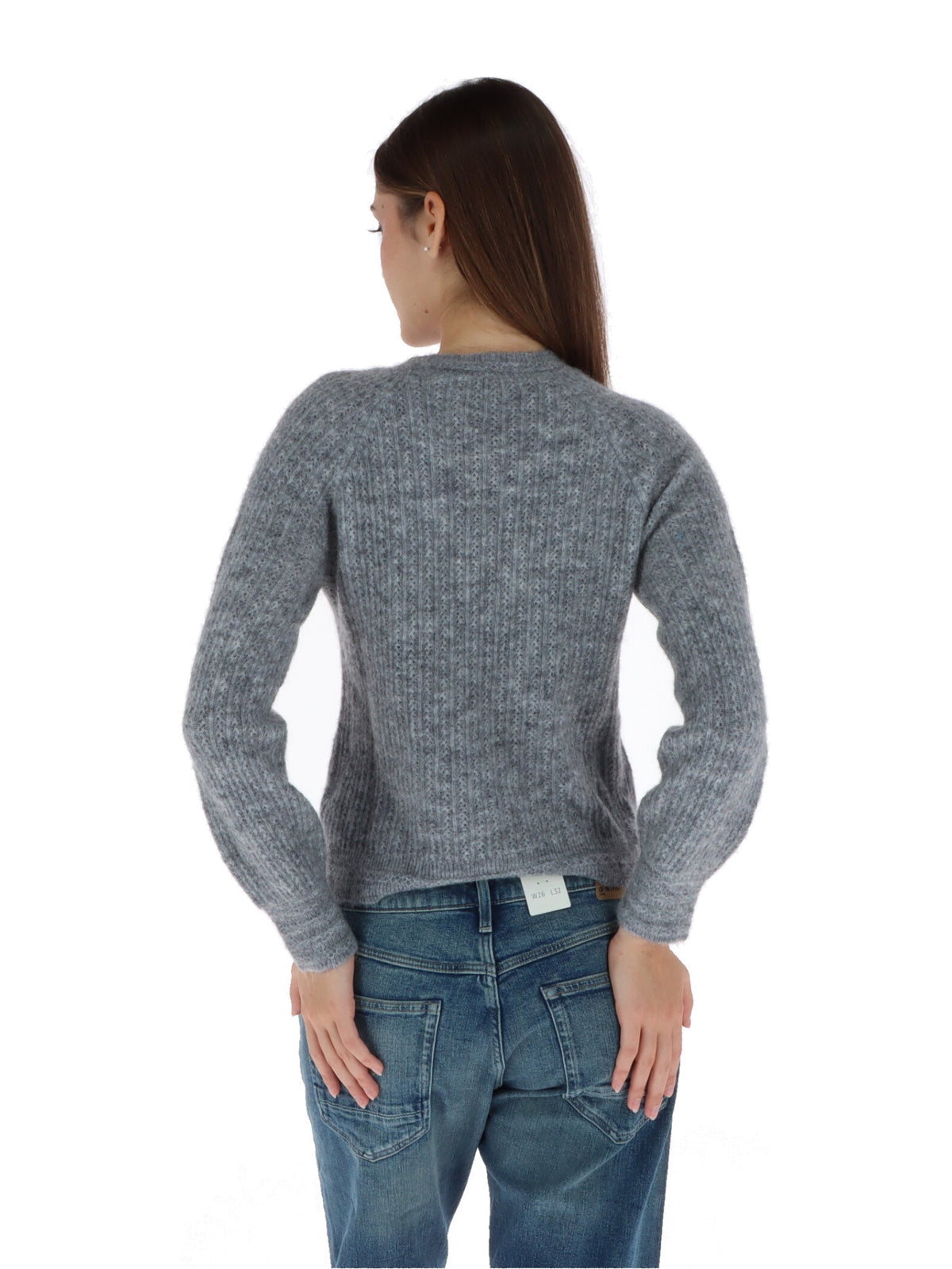 Pull Pepe Jeans couleur gris — vue 3