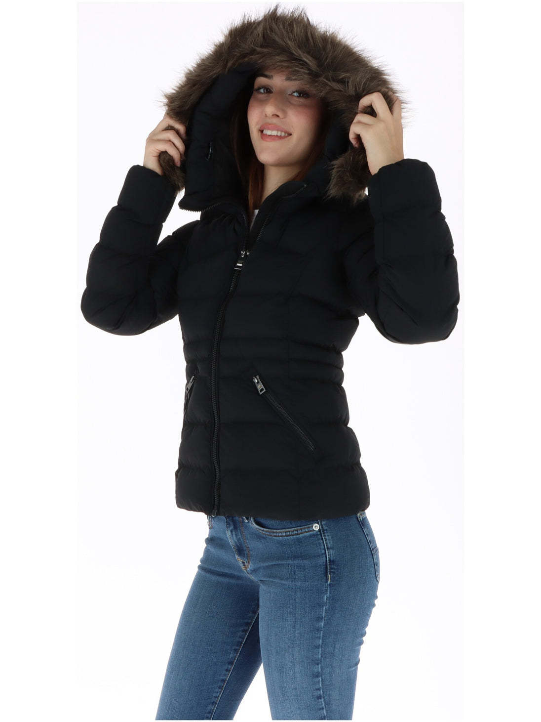 Veste Superdry couleur noir — vue 5