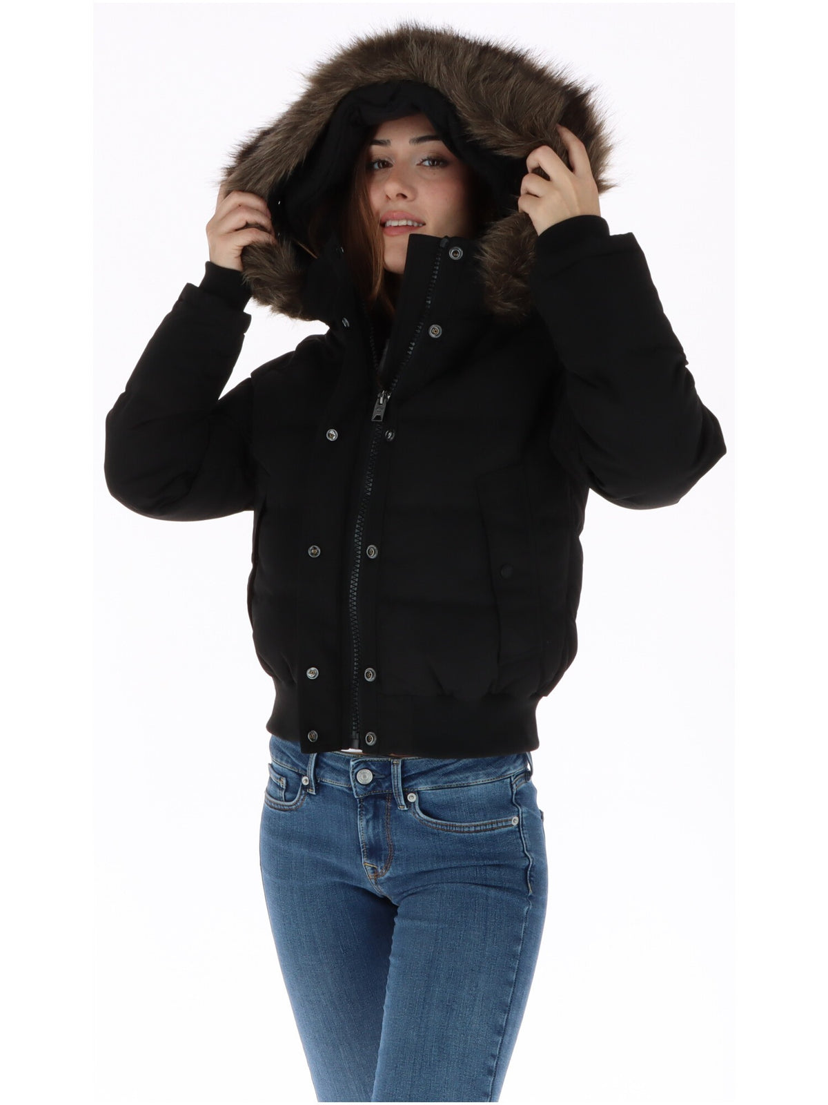 Veste Superdry couleur noir — vue 4