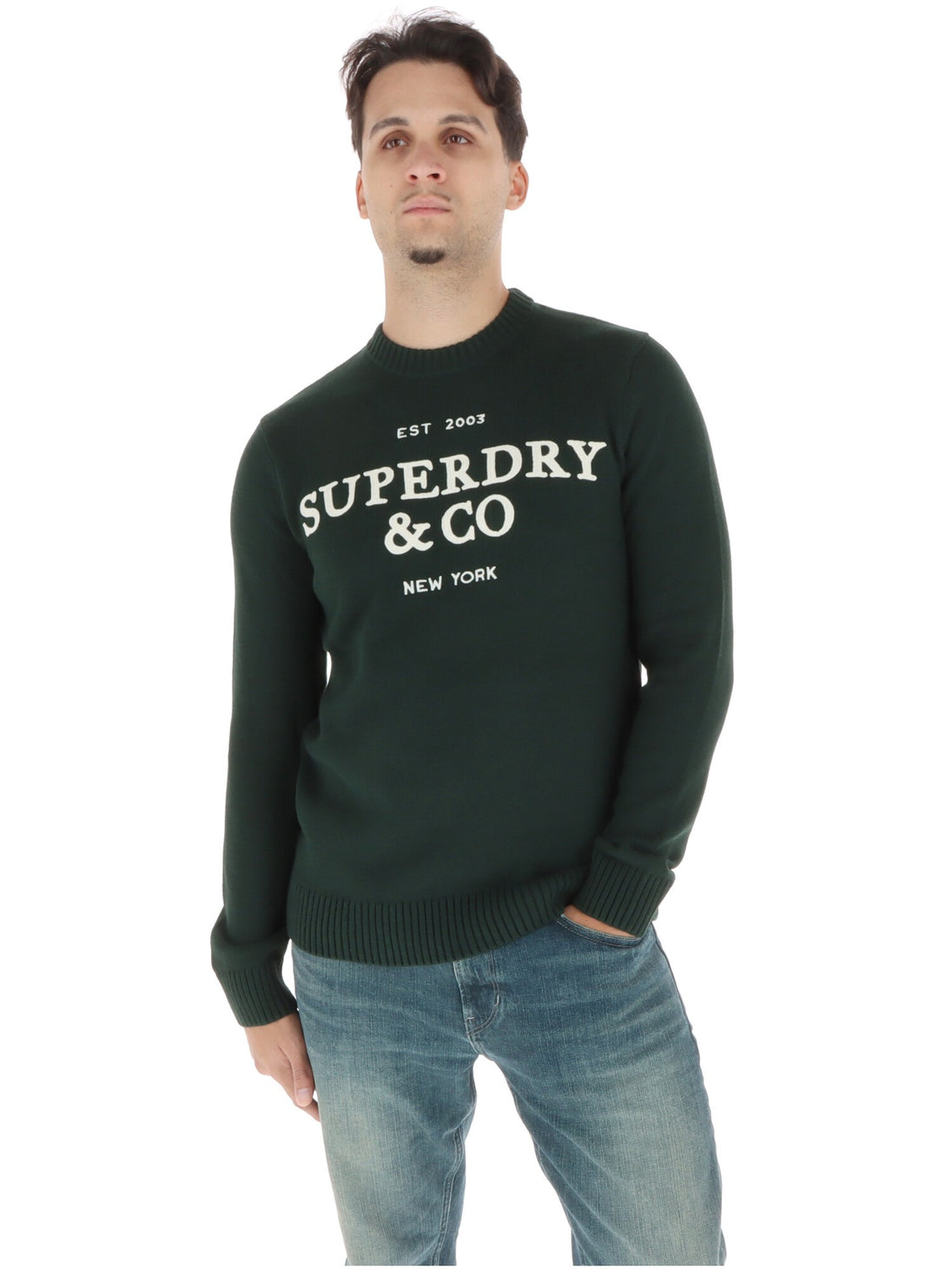 Pull Superdry couleur vert