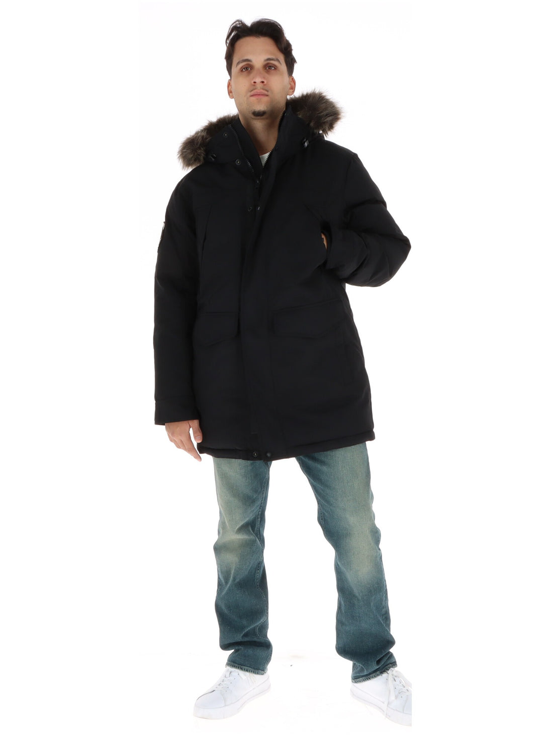 Veste Superdry couleur noir — vue 4