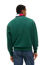 Sweat Tommy Hilfiger Jeans couleur vert — vue 4