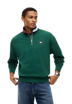 Sweat Tommy Hilfiger Jeans couleur vert