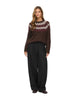 Pull Vila Clothes couleur marron — vue 4