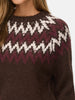 Pull Vila Clothes couleur marron — vue 3