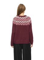 Pull Vila Clothes couleur bordeaux — vue 2
